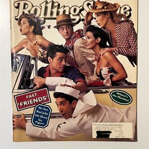 Rolling Stone Magazine May 1995 Issue 708 Friends Cast Cover Metallica Oasis VG